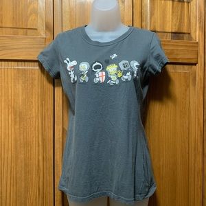 Monty Python-Peanuts crossover shirt. “Run awayyy”